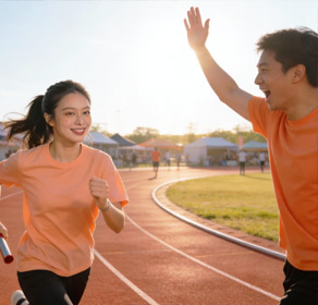 云算算团队跑步活动